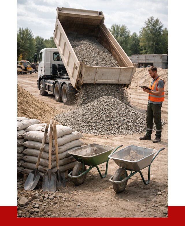 Доставка нерудных материалов в Ногинске от 1216 руб. | ПРОНЕРУДНгн