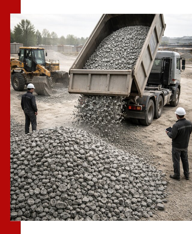 Доставка гранитного щебня фракции 20-40 в Ногинске