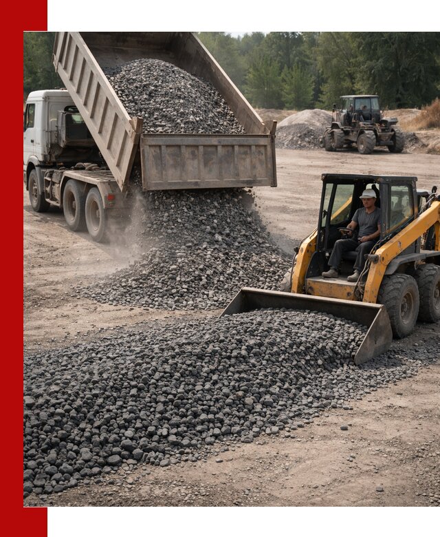 Гранитный щебень фракция 40-70 с доставкой в Ногинске