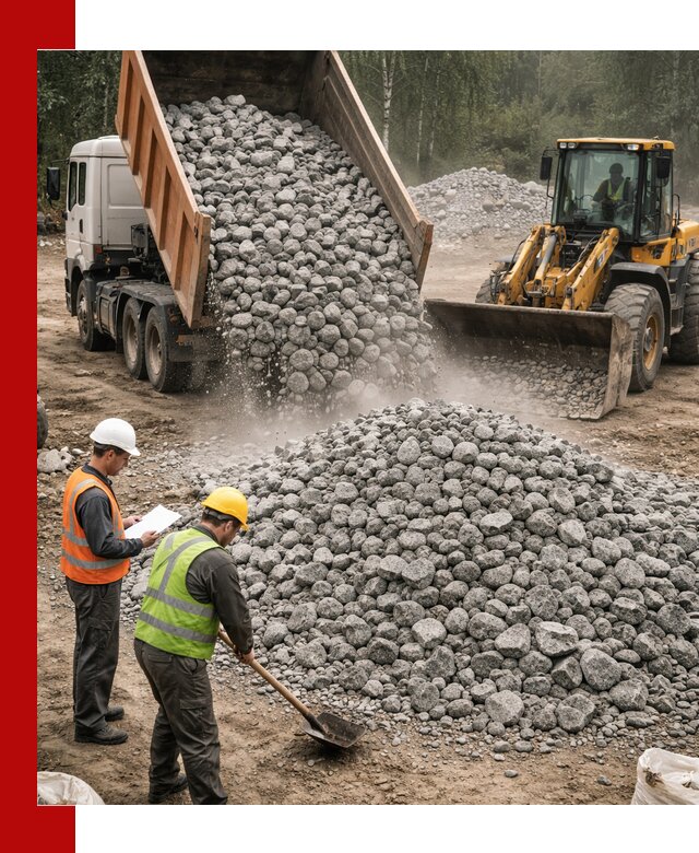 Гранитный щебень фракция 70-150 доставка в Ногинске