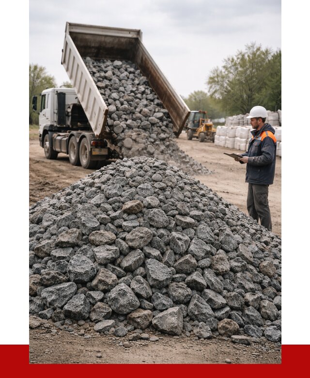 Гранитный щебень фракция 100-200 в Ногинске от 4255 р. ПРОНЕРУДНгн