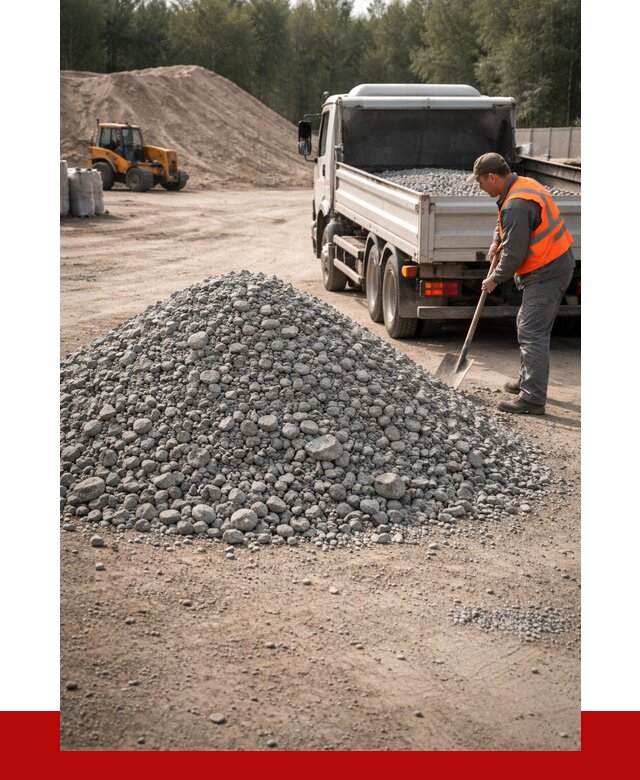 Гравийный щебень фракция 5-10 в Ногинске от 2229 р. | ПРОНЕРУДНгн