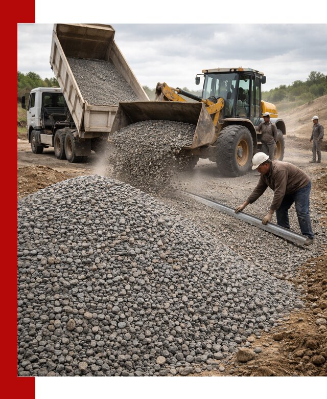 Гравийный щебень фракция 5-20 с доставкой в Ногинске