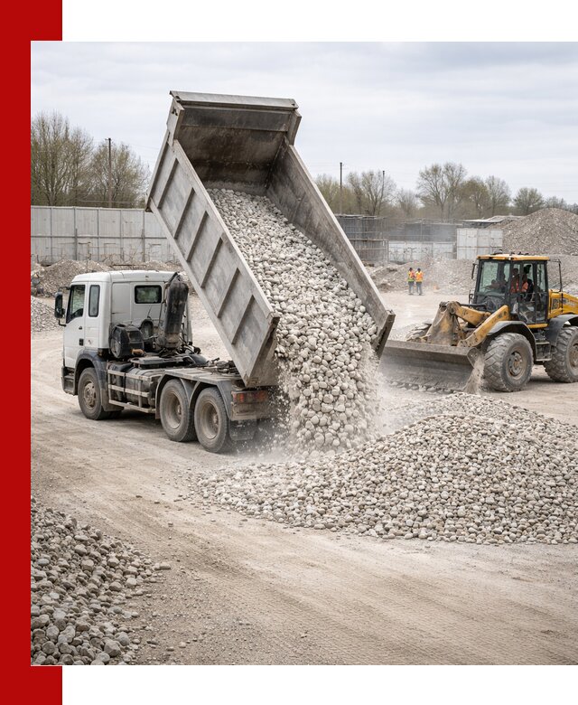 Доставка и продажа известнякового щебня в Ногинске