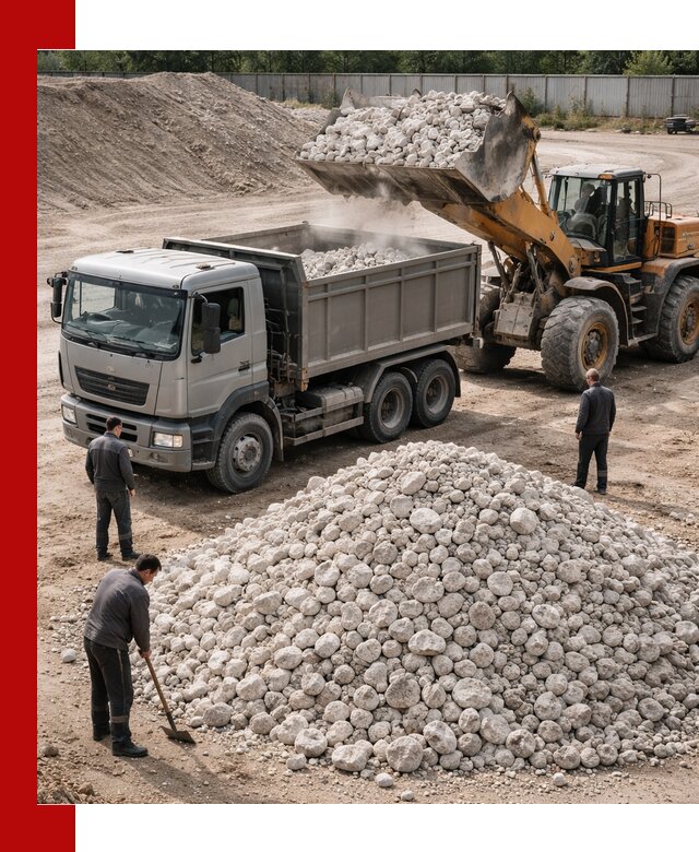 Известняковый щебень фракция 70–150 с доставкой в Ногинске