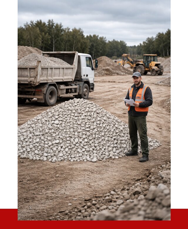 Доломитовый щебень в Ногинске купить от 2229 р., ПРОНЕРУДНгн