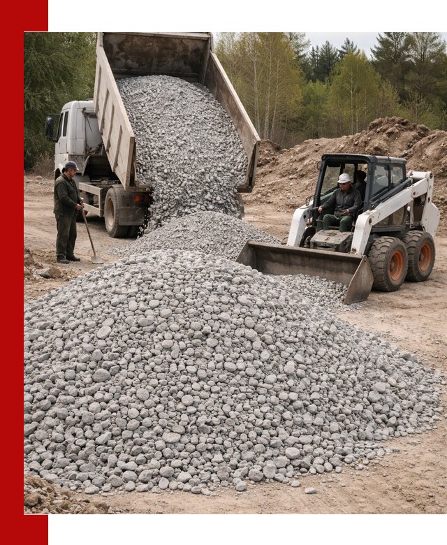 Доставка доломитового щебня в Ногинске напрямую от карьера