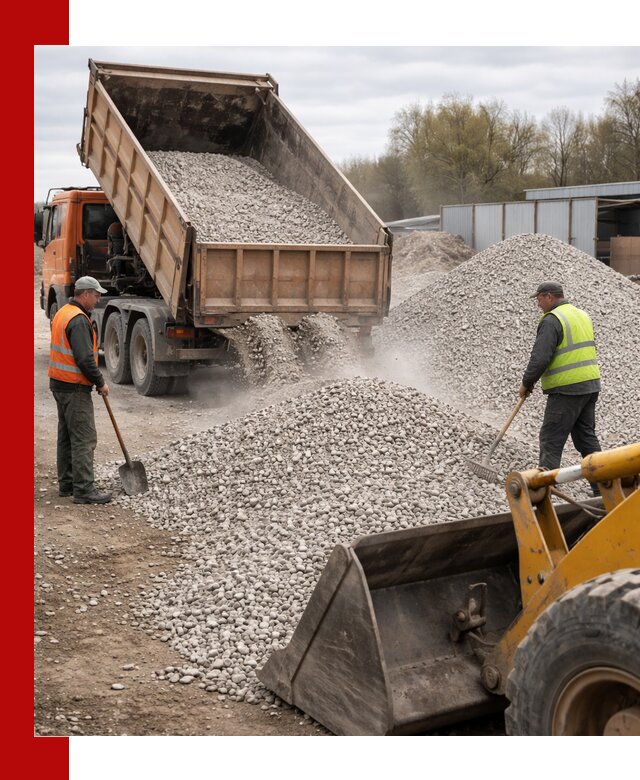 Доломитовый щебень фракции 5-20 с доставкой в Ногинске