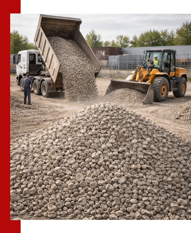 Доломитовый щебень фракции 20–41 с доставкой в Ногинске