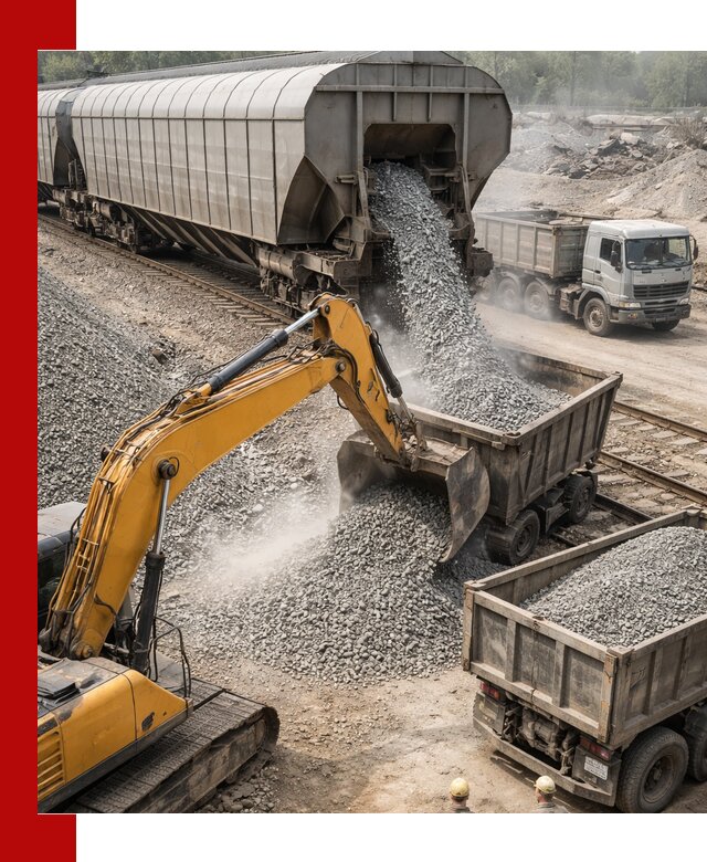 Доставка железнодорожного щебня в Ногинске крупными партиями быстрого отгруза