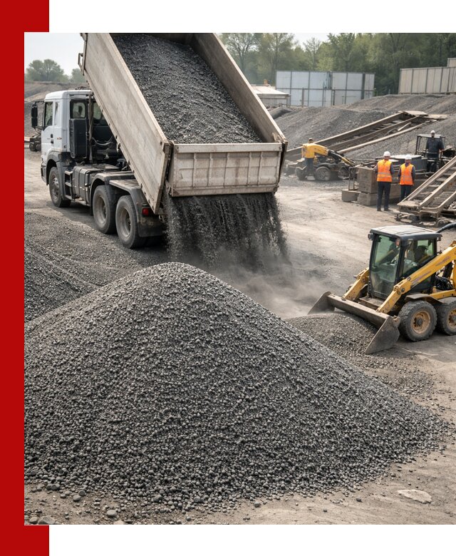 Вторичный щебень фракция 0–5 с доставкой в Ногинске