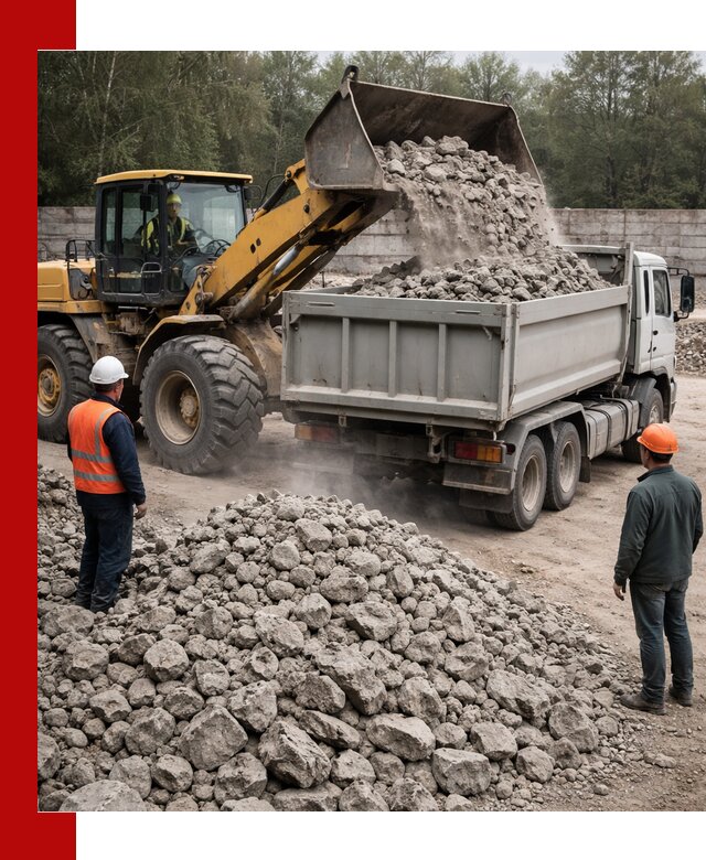 Вторичный щебень фракция 70–150 в Ногинске с доставкой