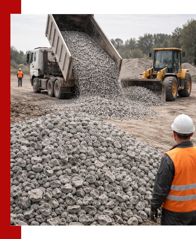 Доставка бетонного щебня фракции 20-40 в Ногинске