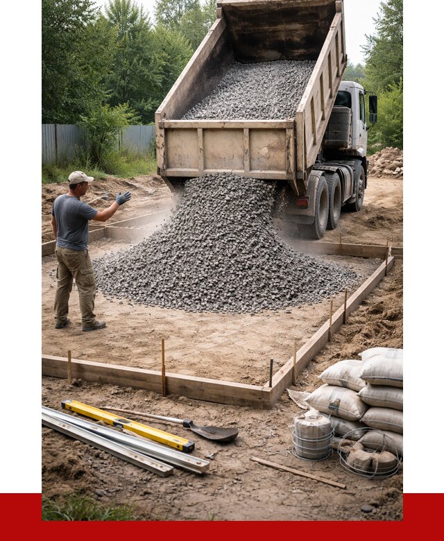 Купить щебень для фундамента в Ногинске от 4559 р. | ПРОНЕРУДНгн
