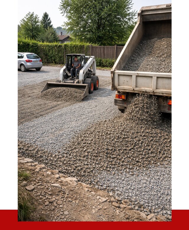 Щебень для парковки в Ногинске с доставкой от 1216 р.| ПРОНЕРУДНгн