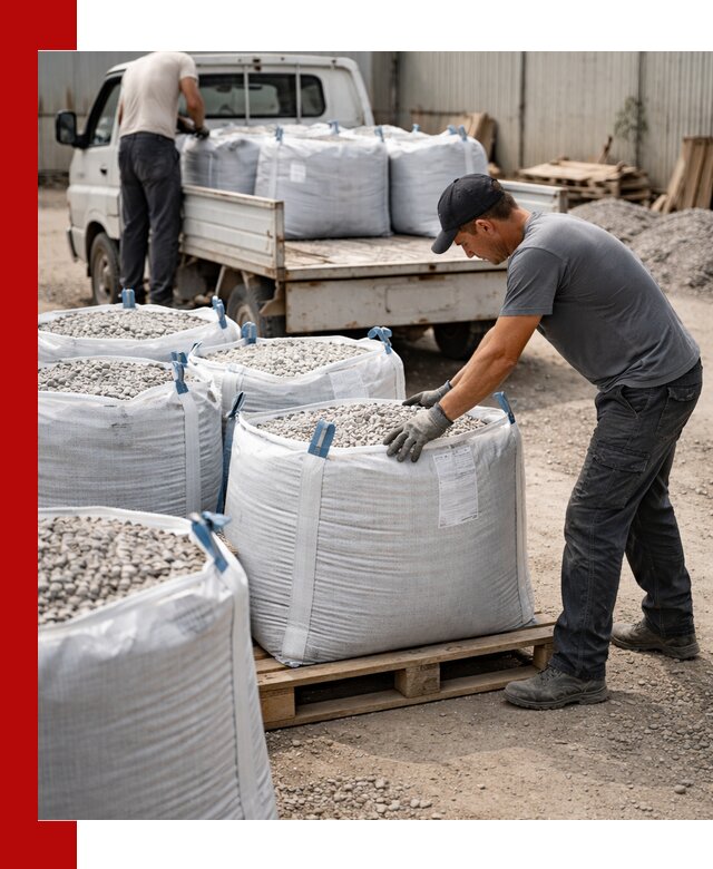 Доставка щебня в мешках по выгодным ценам в Ногинске