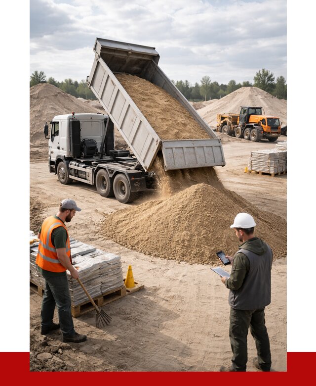 Карьерный песок с доставкой в Ногинске от 3647 р. ПРОНЕРУДНгн