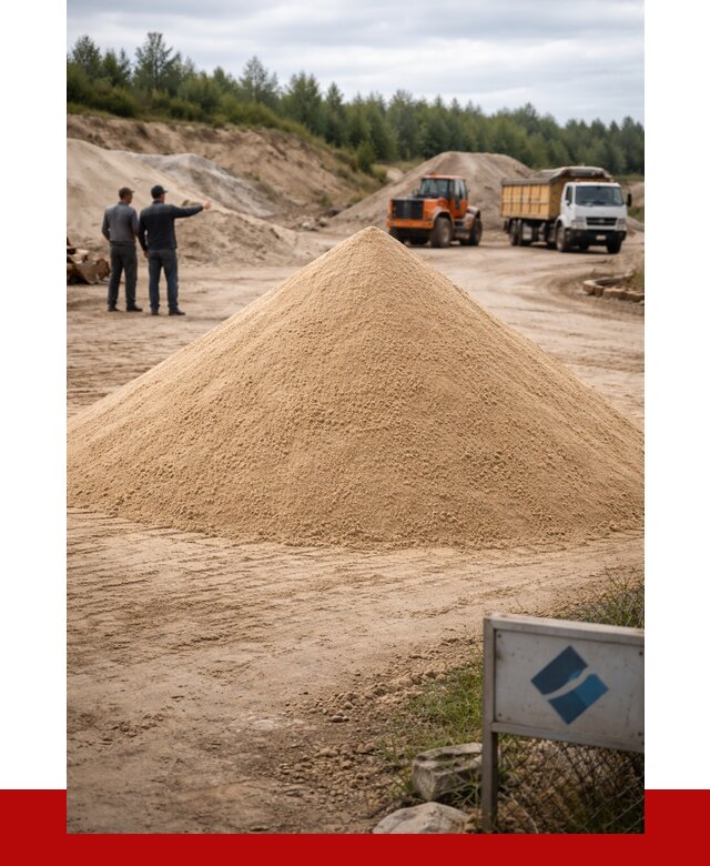 Карьерный песок навалом в Ногинске от 1824 р. | ПРОНЕРУДНгн