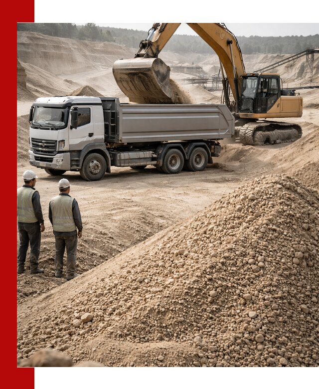 Карьерный крупнозернистый песок с доставкой в Ногинске