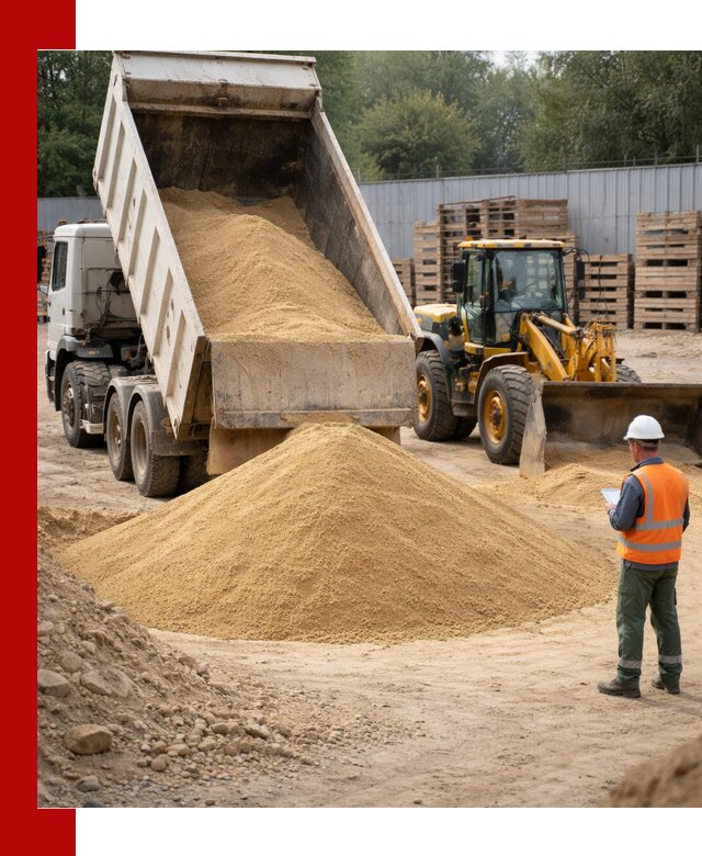 Доставка карьерного мелкозернистого песка в Ногинске