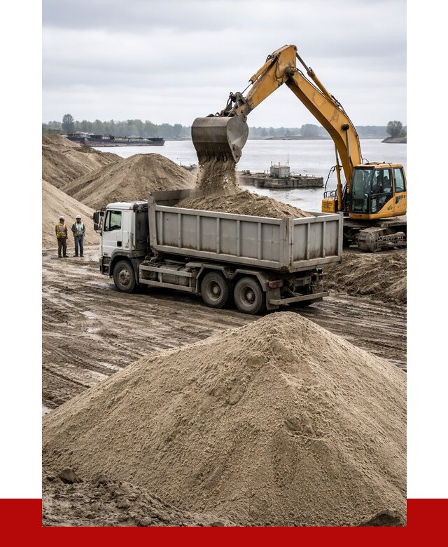 Купить речной песок навалом в Ногинске от 1824 р., ПРОНЕРУДНгн