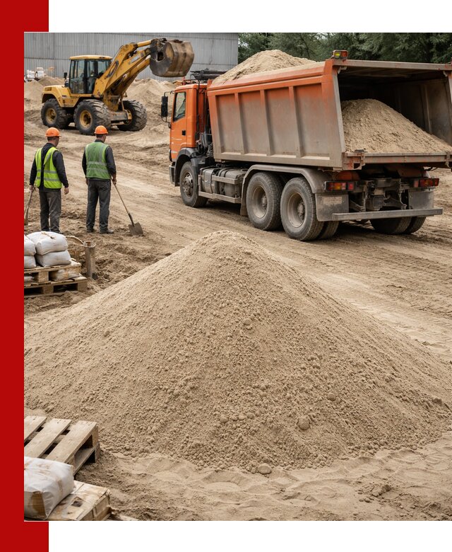 Доставка и продажа мытого речного песка в Ногинске