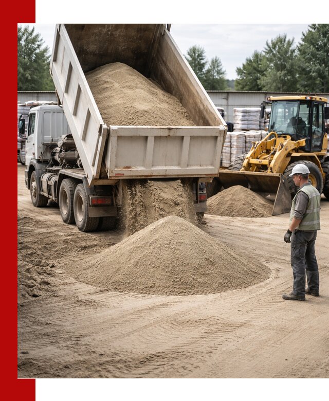Поставка и доставка песка для бетона в Ногинске