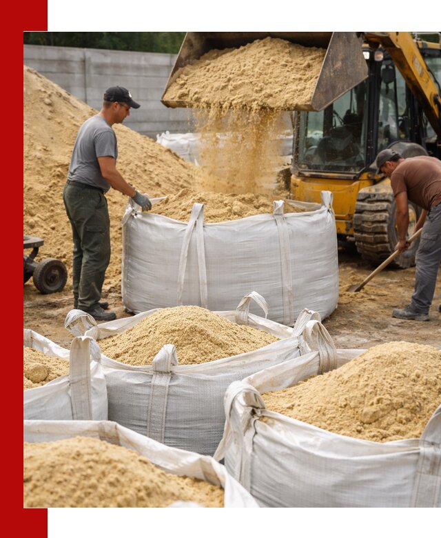Поставка качественного песка для кладки в Ногинске