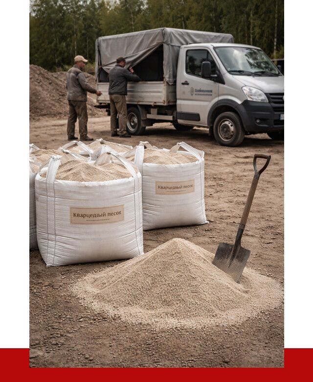 Кварцевый песок для пескоструя в Ногинске от 4559 р. | ПРОНЕРУДНгн