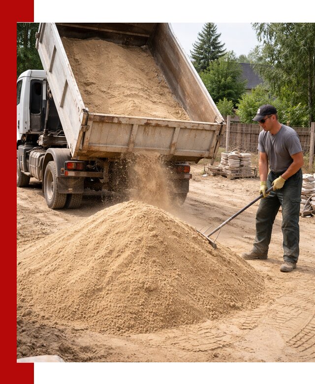 Доставка сухого песка самосвалами в Ногинске