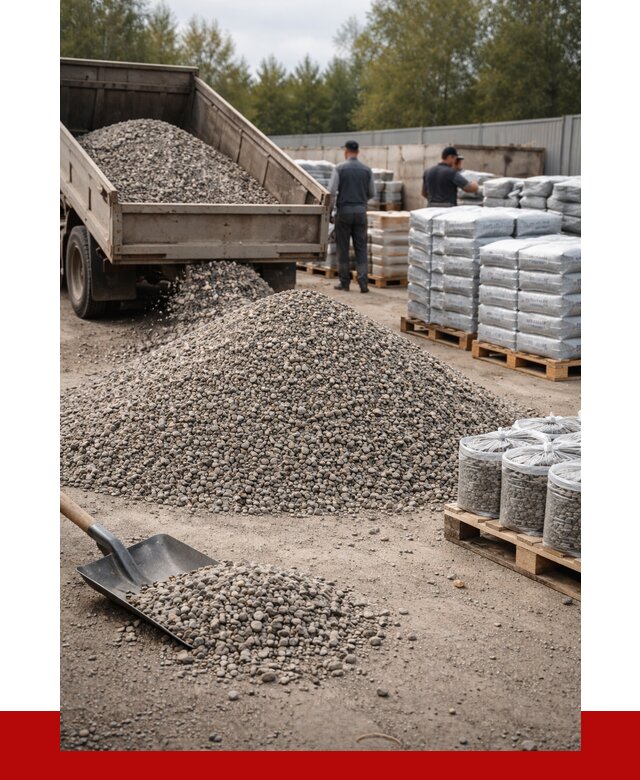 Гравий фракция 5-20 в Ногинске купить от 2330 р. ПРОНЕРУДНгн