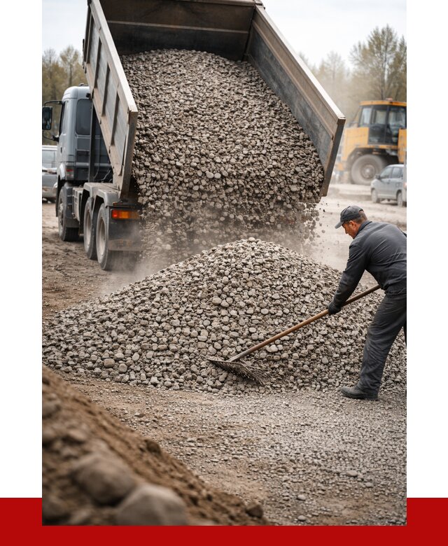 Гравий фракция 20-40 в Ногинске от 2533 р. доставка | ПРОНЕРУДНгн