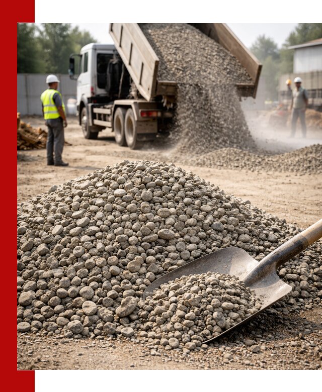 Доставка гравия фракции 20-40 в Ногинске с самосвалами