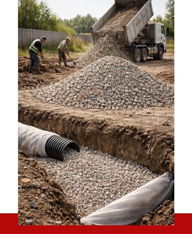 Гравий для дренажа в Ногинске от 2229 р., доставка ПРОНЕРУДНгн