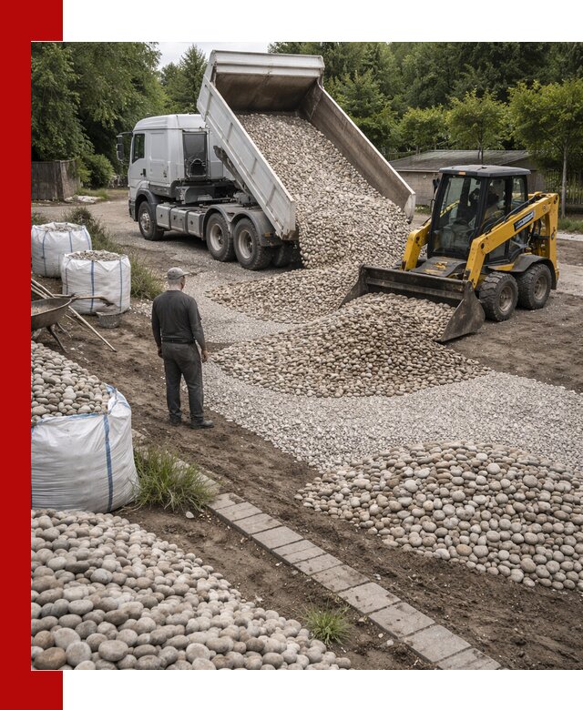 Доставка морской гальки оптом и в розницу в Ногинске