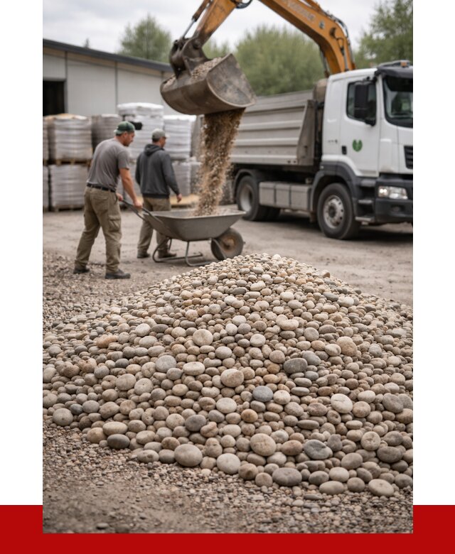 Галька декоративная в Ногинске от 3242 р. за куб | ПРОНЕРУДНгн