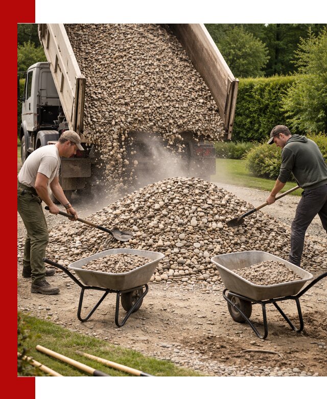 Доставка и продажа декоративной гальки в Ногинске