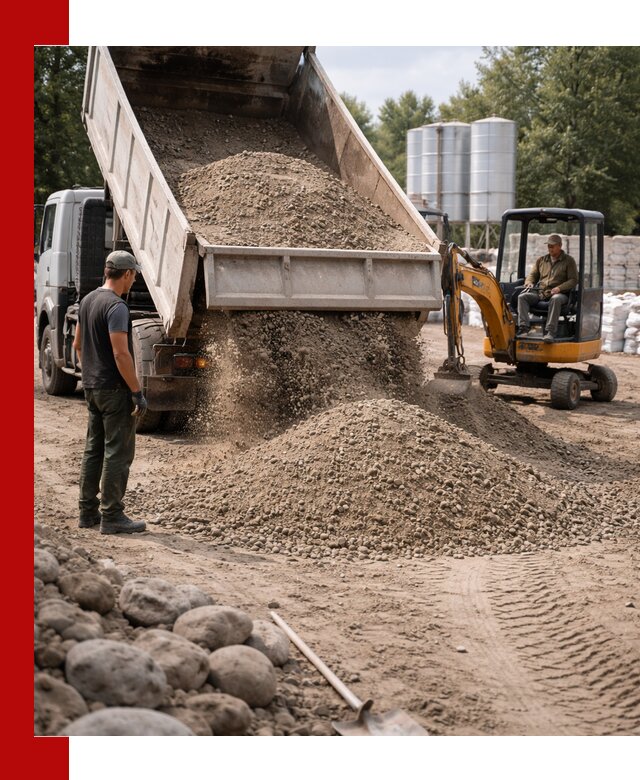 Доставка ПГС С3 в Ногинске самосвалами и миксерами