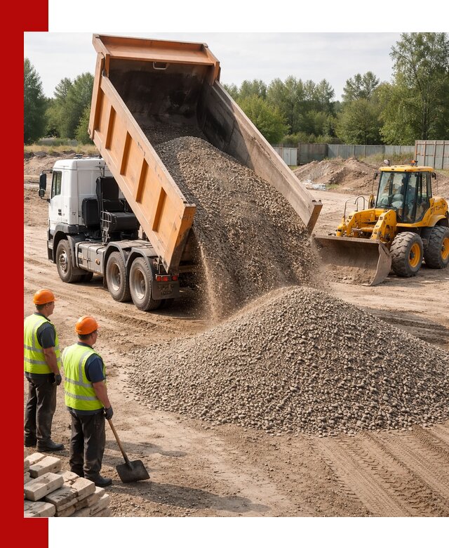 Доставка щебёночно-песчаной смеси ЩПС С7 в Ногинске