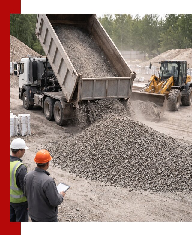 Доставка и продажа гранитного отсева 0-10 в Ногинске