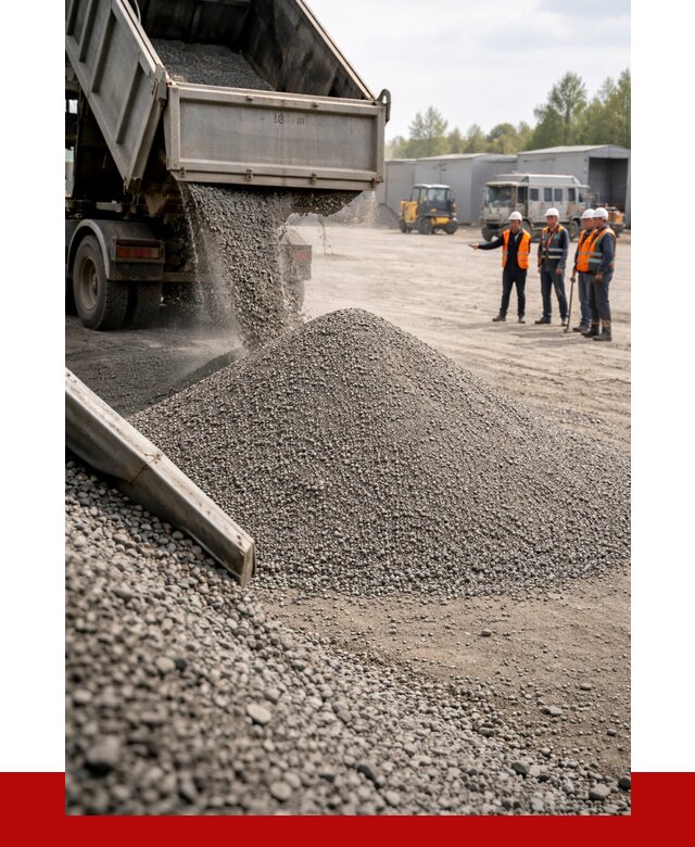 Гравийный отсев 0-5 в Ногинске от 1216 р. с доставкой | ПРОНЕРУДНгн