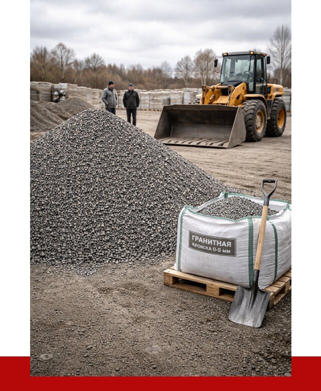 Купить гранитную крошку в Ногинске от 4863 р. с доставкой | ПРОНЕРУДНгн