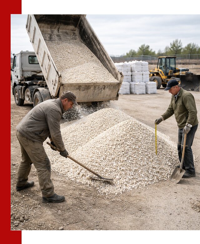 Мраморная крошка с доставкой и разгрузкой в Ногинске