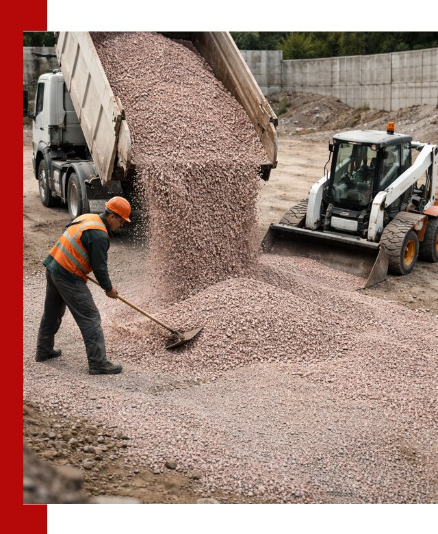 Крошка розовый гранит с доставкой в Ногинске от производителя