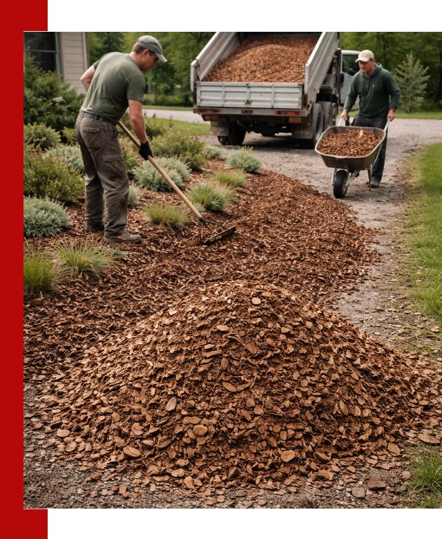 Крошка для мульчирования с доставкой в Ногинске
