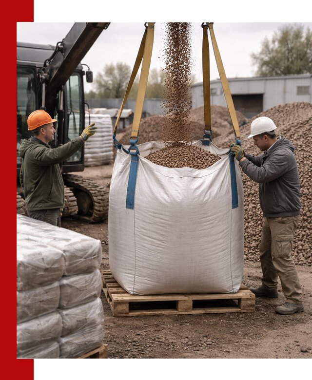 Керамзит в биг-бегах с доставкой в Ногинске