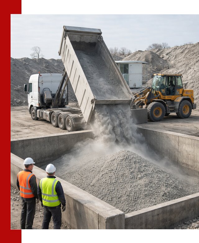 Доставка цемента навалом в Ногинске крупными партиями