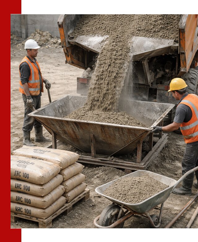 Доставка цементно-песчаной смеси М100 в Ногинске