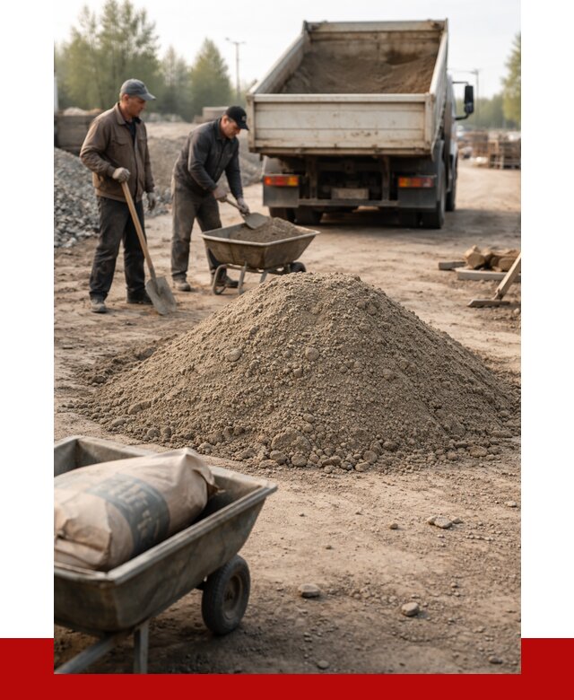 Цементно-песчаная смесь М150 в Ногинске от 4762 р. | ПРОНЕРУДНгн