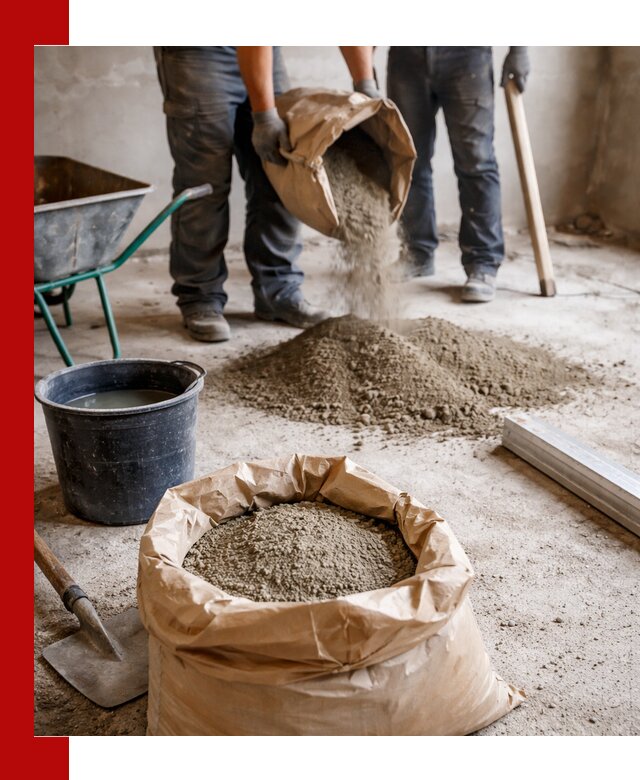 Доставка сухой смеси для стяжки в Ногинске